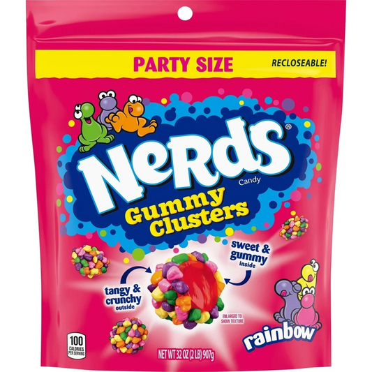 Nerds Gummy Clusters Rainbow, 32 oz