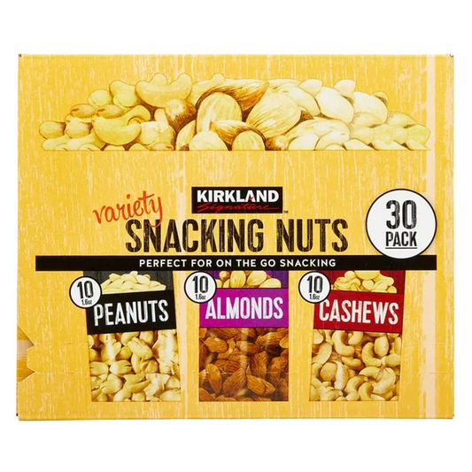Kirkland Snacking Nuts Variety Pack, 1.6oz, 30 count