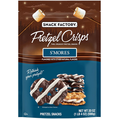 Snack Factory S'mores Pretzel Crisps, 20 oz.