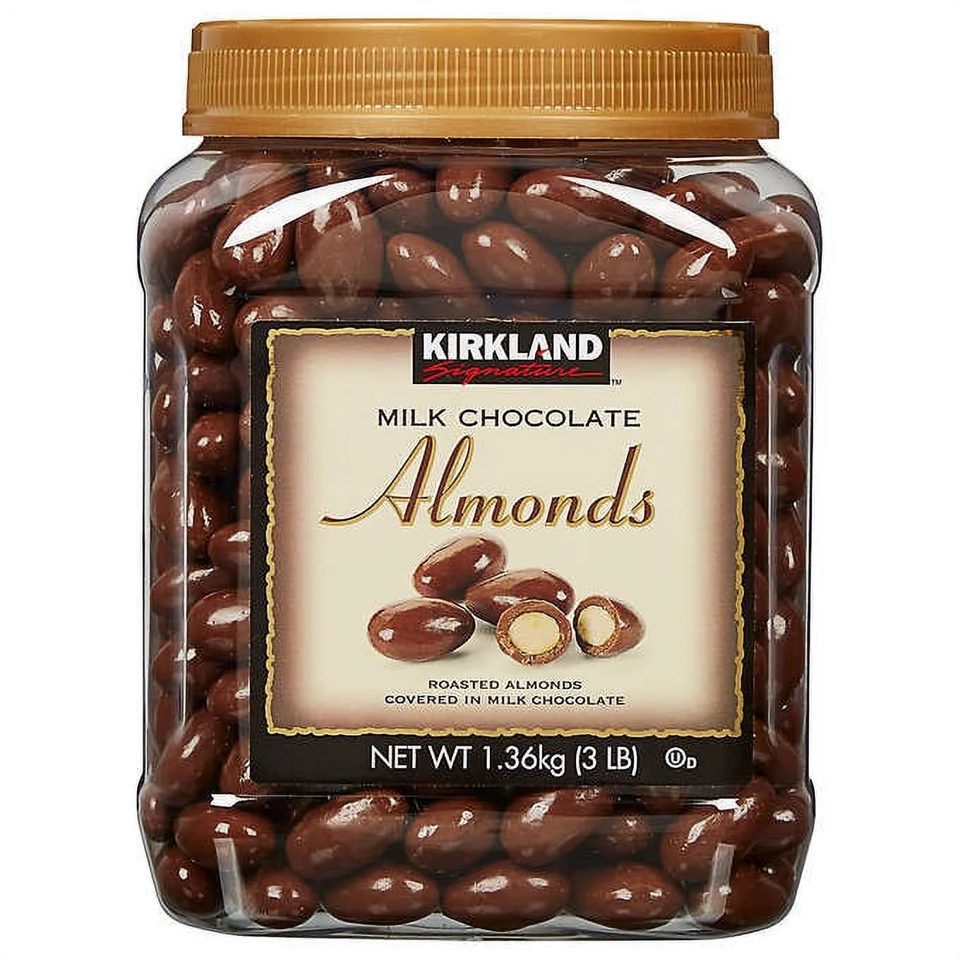 Kirkland Chocolate Covered Almonds, 3 lb.