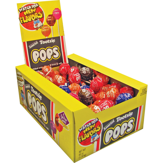 Tootsie Pops Assorted Flavors, 100 ct.