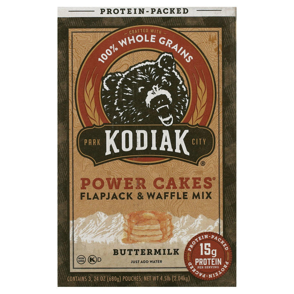 Kodiak Power Cakes Flapjack & Waffle Mix, 72 oz.