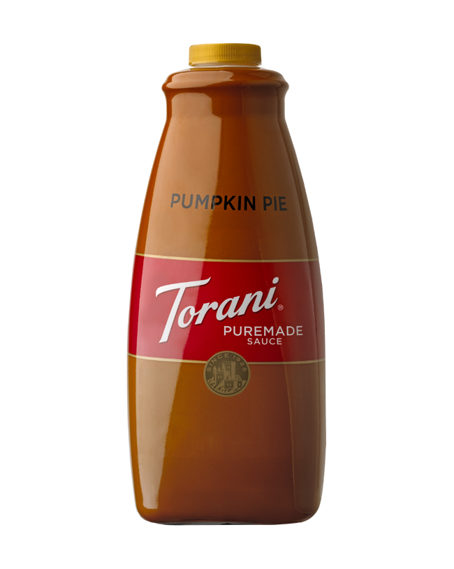 Torani Pumpkin Pie Puremade Sauce, 64 oz.