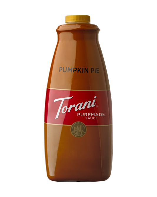 Torani Pumpkin Pie Puremade Sauce, 64 oz.