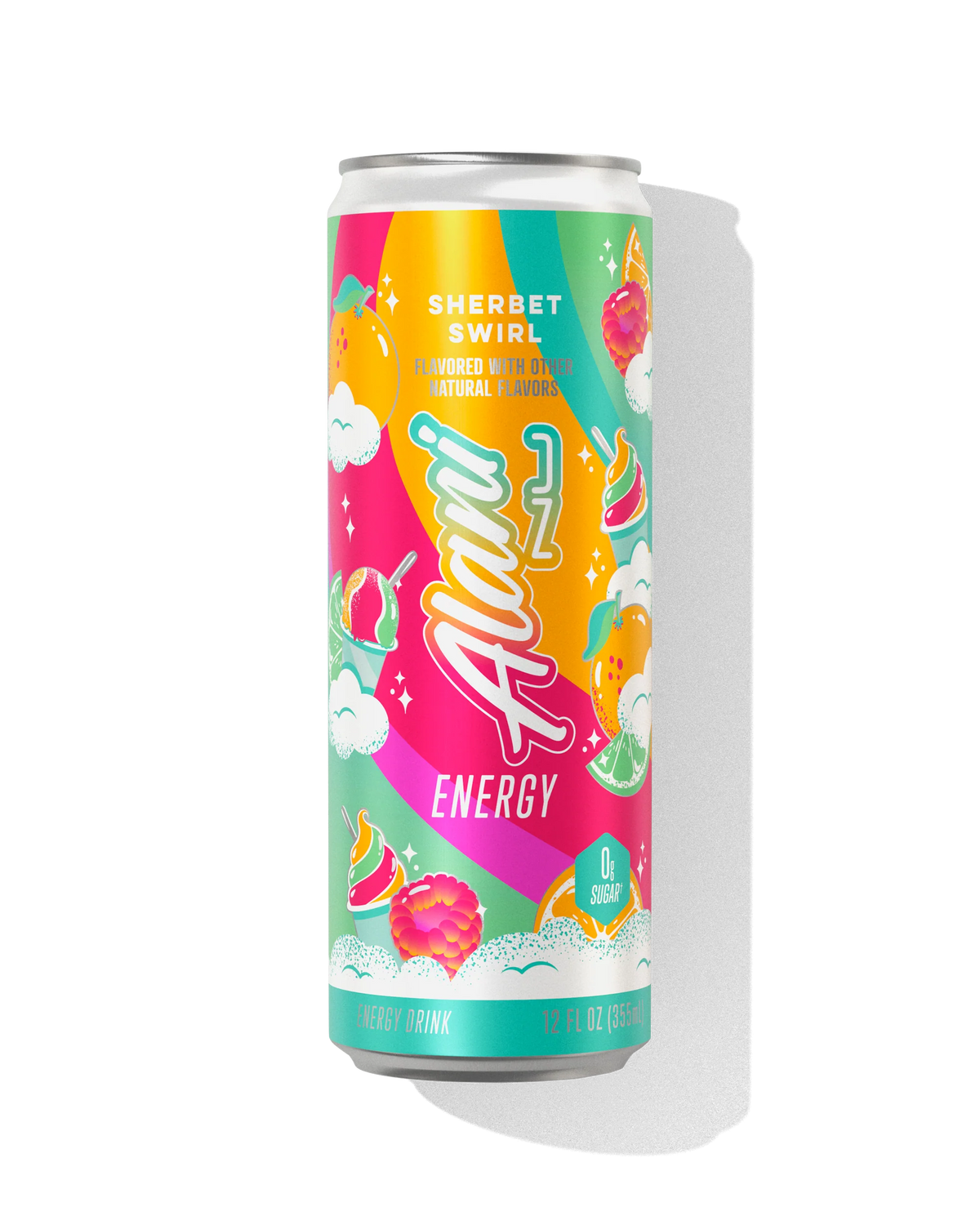 Alani Nu Sherbert Swirl Energy Drink, 12 oz.