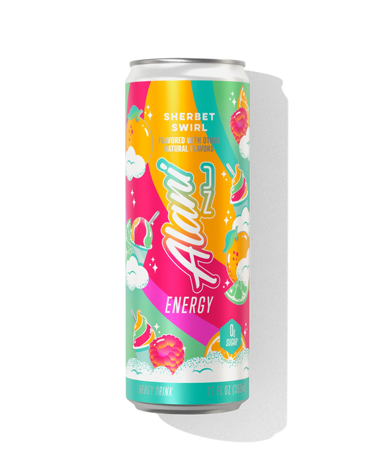 Alani Nu Sherbert Swirl Energy Drink, 12 oz.