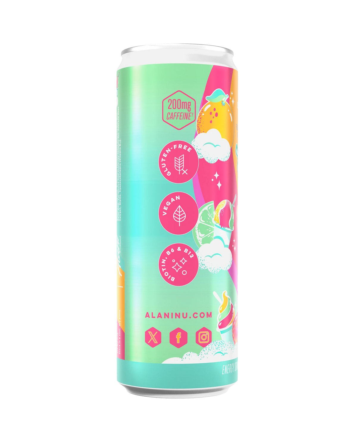 Alani Nu Sherbert Swirl Energy Drink, 12 oz.