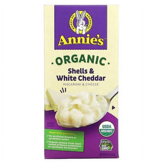 Annie's Organic Mac and Cheese Shells & White Cheddar, 6 oz.