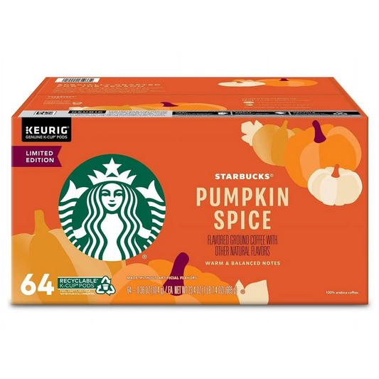 Starbucks K-Cups Medium Roast Pumpkin Spice Blend, 64 ct.