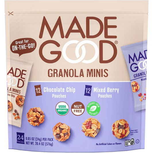 Made Good Organic Granola Minis, 0.85 oz, 24 ct.