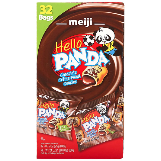 Meiji Hello Panda Chocolate Creme Filled Cookies, 32 ct.